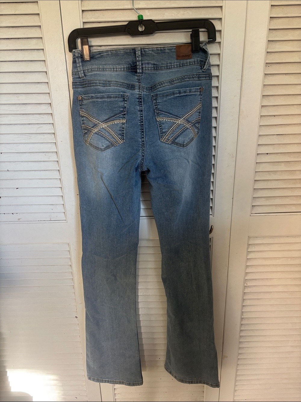 Wallflower Light Blue Boot Cut Jeans with Decorative Back Pockets